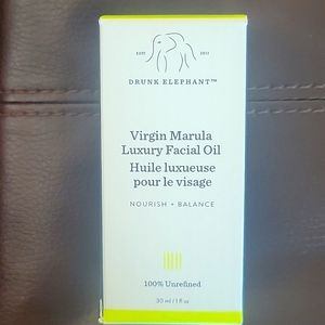 Drunk Elephant; NEW IN BOX Virgin Marula Luxury Facial Oil 30ML
